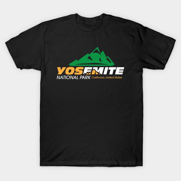 Yosemite National Park T-Shirt by abbyhikeshop